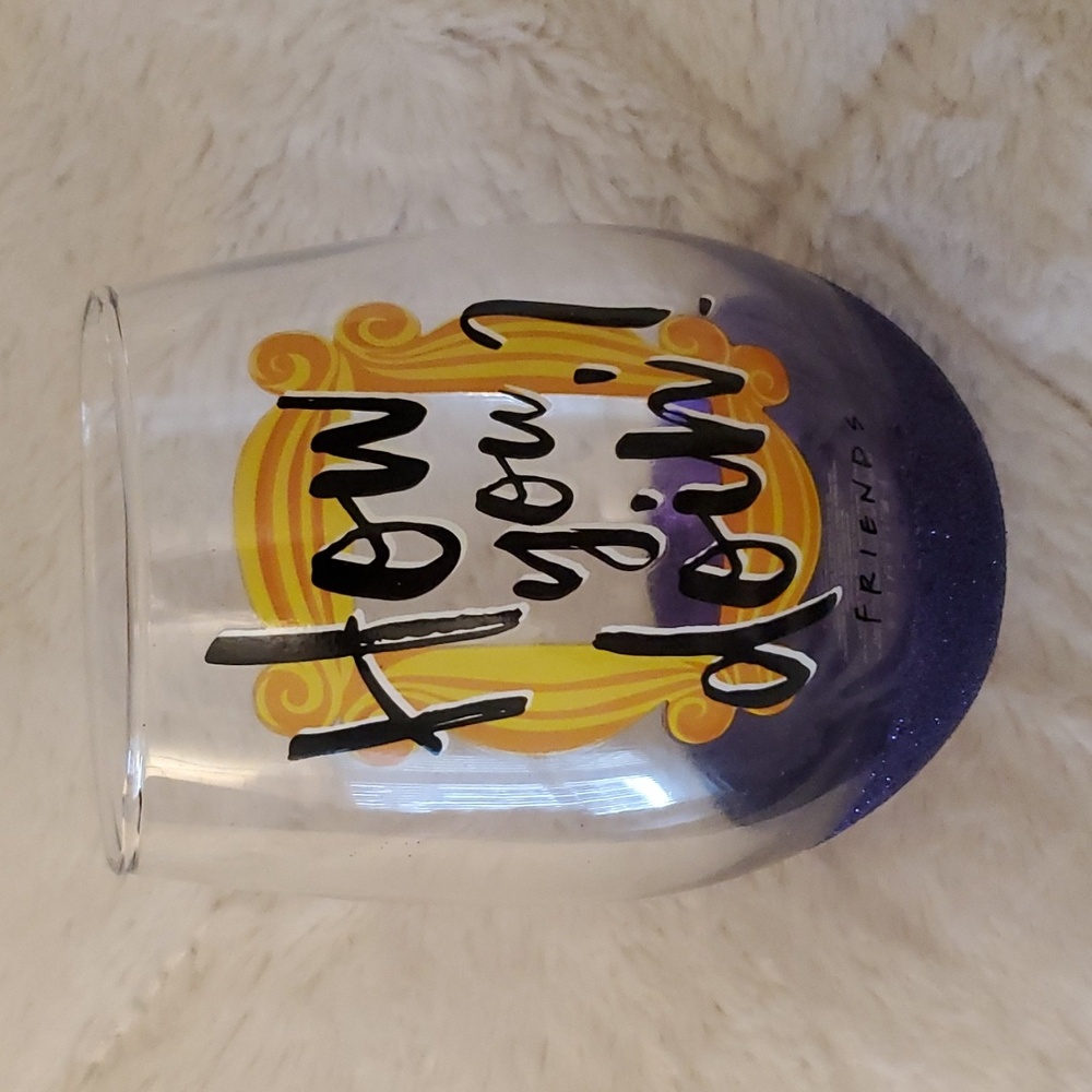 FRIENDS TEARDROP STEMLESS WINDLGLASS